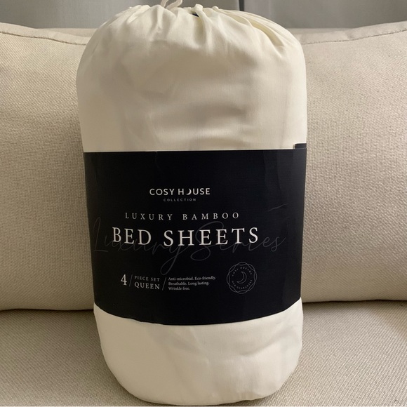 cosy house Bedding Nwt 69 Cosy House Bamboo Bed Sheets Size Queen
